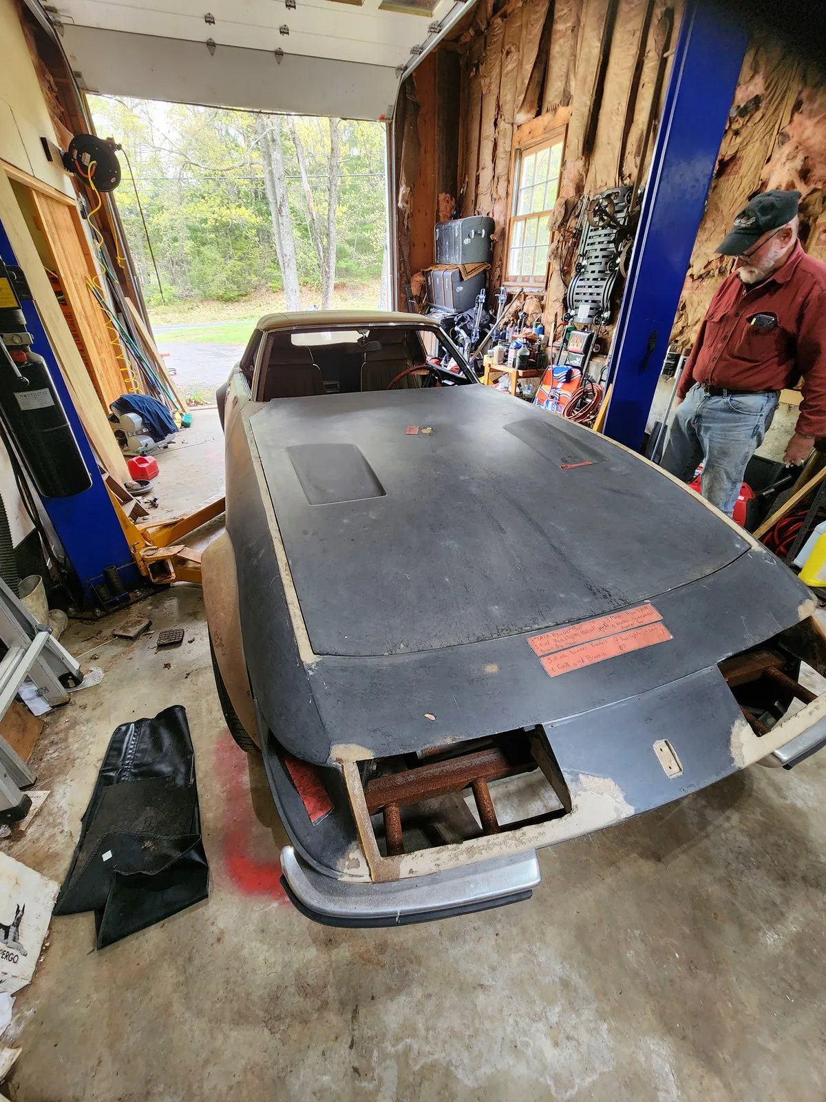 Rowley GTC Daytona Spyder — Daytona-style hood from above