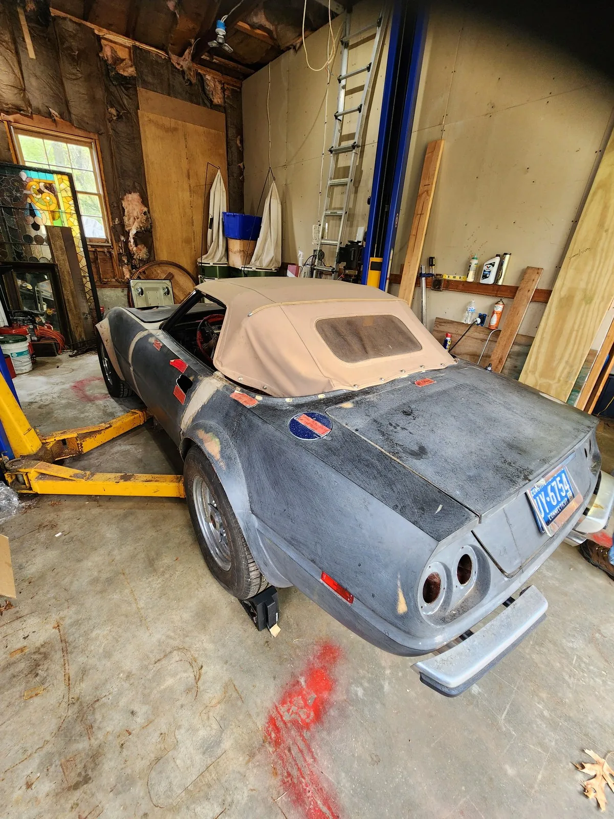 Rowley GTC Daytona Spyder — rear three-quarter view