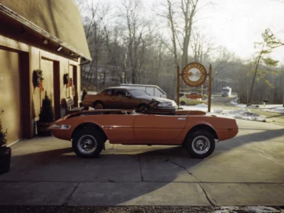 McBurnie Daytona Spyder replica front three-quarter in red at Corvette Connection